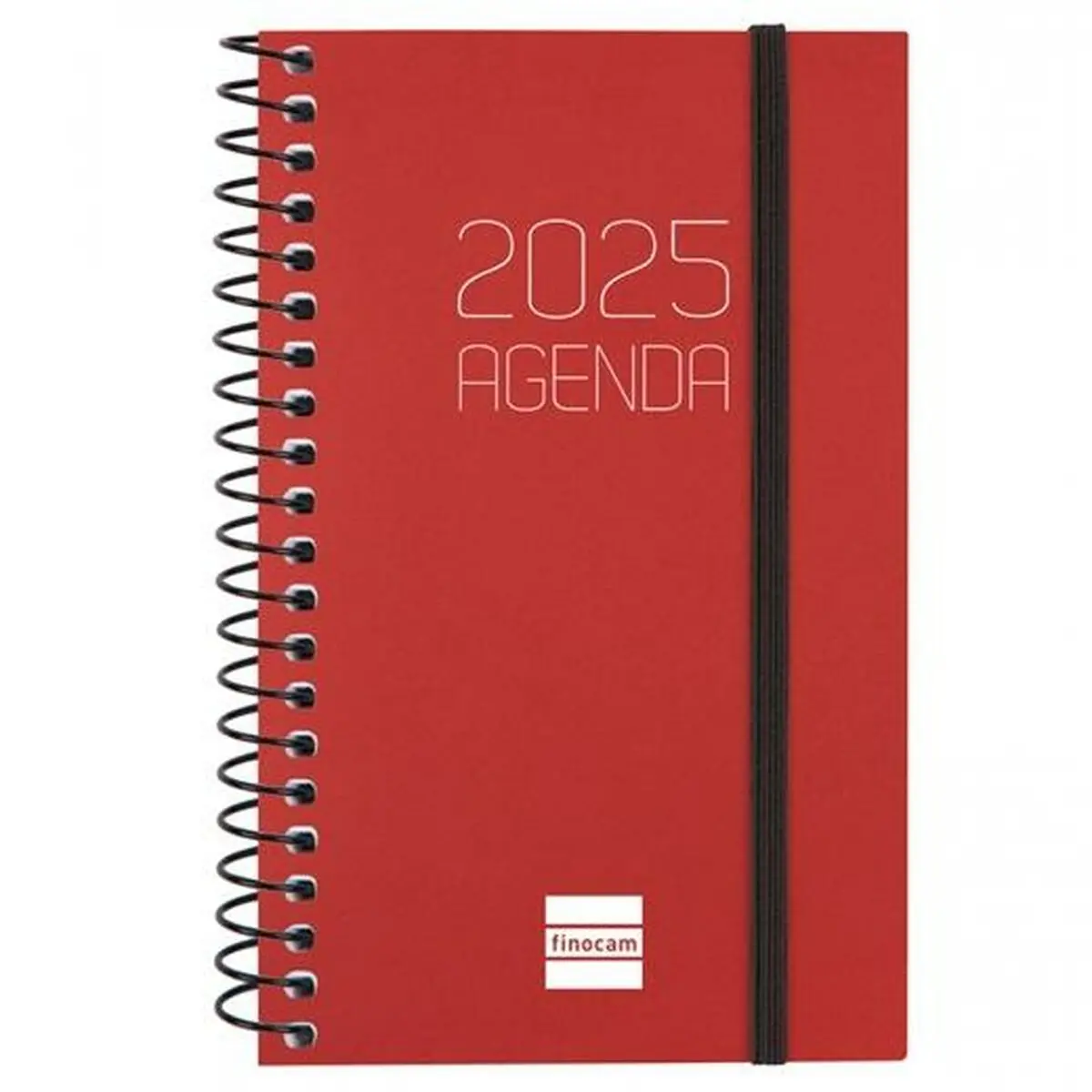 Agenda Finocam OPAQUE Bordeaux Mini 7,9 x 12,7 cm 2025