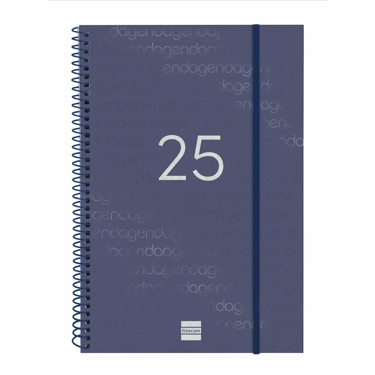 Agenda Finocam YEAR E-11 Azzurro 16,5 x 24,2 cm 2025