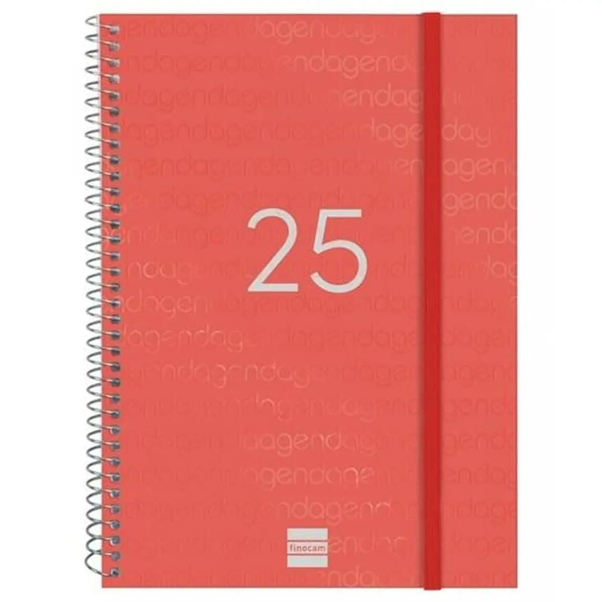 Agenda Finocam YEAR Rosso A5 15,5 x 21,2 cm 2025