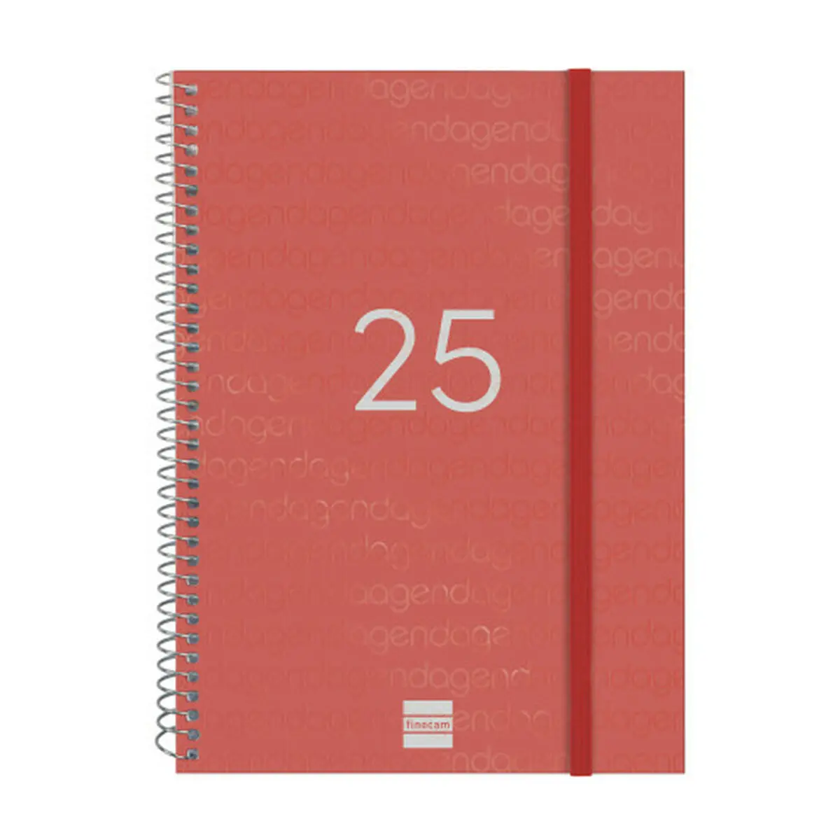 Agenda Finocam YEAR Rosso A5 15,5 x 21,2 cm 2025