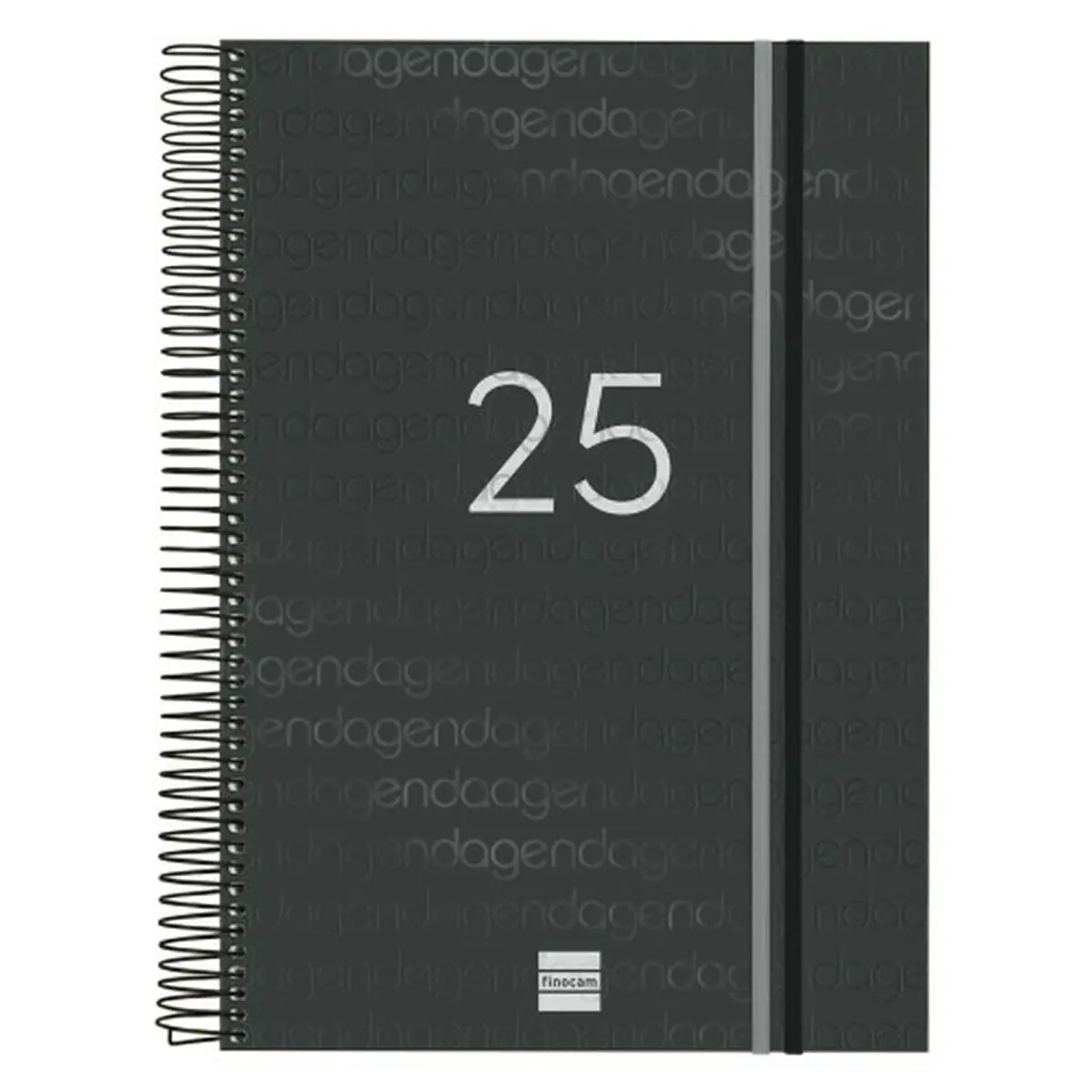 Agenda Finocam YEAR Nero A4 21 x 29,7 cm 2025