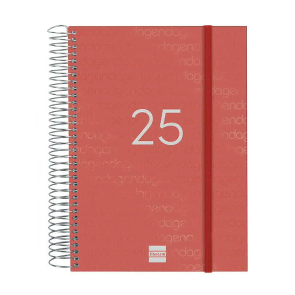 Agenda Finocam YEAR Rosso A5 15,5 x 21,2 cm 2025