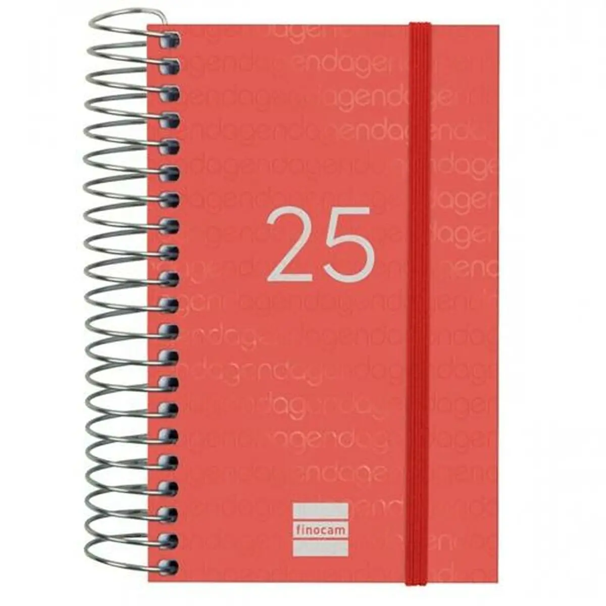 Agenda Finocam YEAR Rosso Mini 7,9 x 12,7 cm 2025