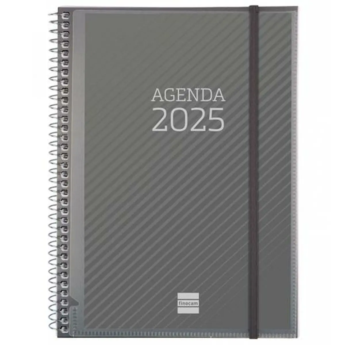 Agenda Finocam Grigio A5 15,5 x 21,2 cm 2025