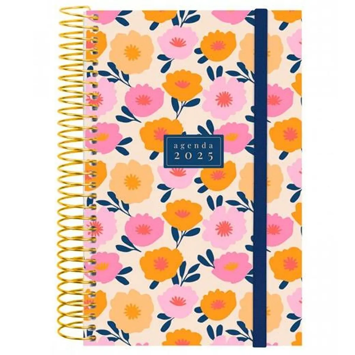 Agenda Finocam DESIGN COLLECTION 11,7 x 18,1 cm 2025 Floreale