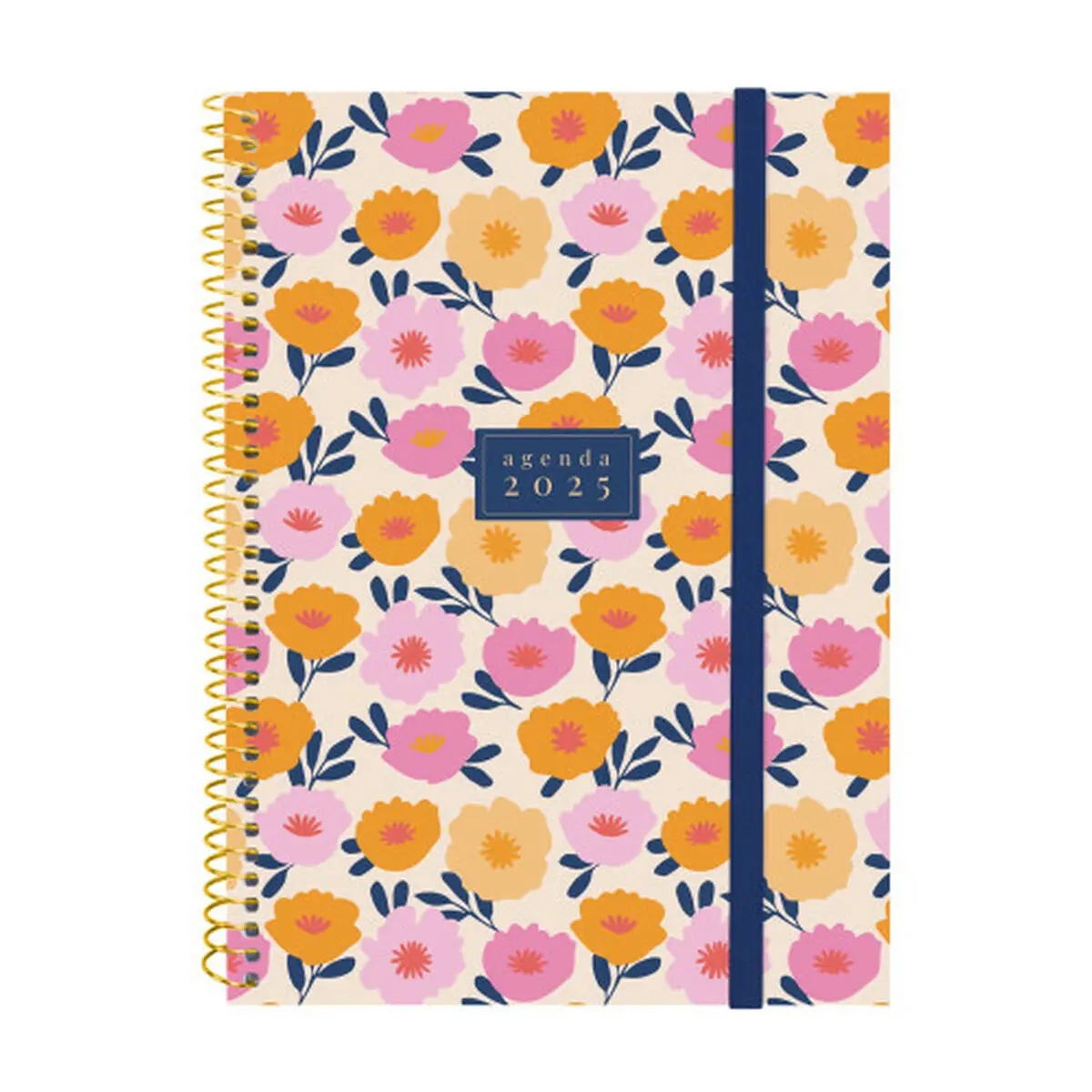 Agenda Finocam DESIGN COLLECTION A5 15,5 x 21,2 cm 2025 Floreale