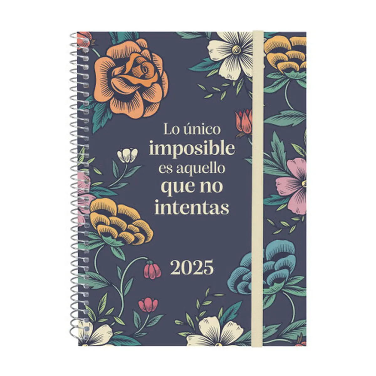 Agenda Finocam DESIGN COLLECTION A5 15,5 x 21,2 cm 2025 Floreale