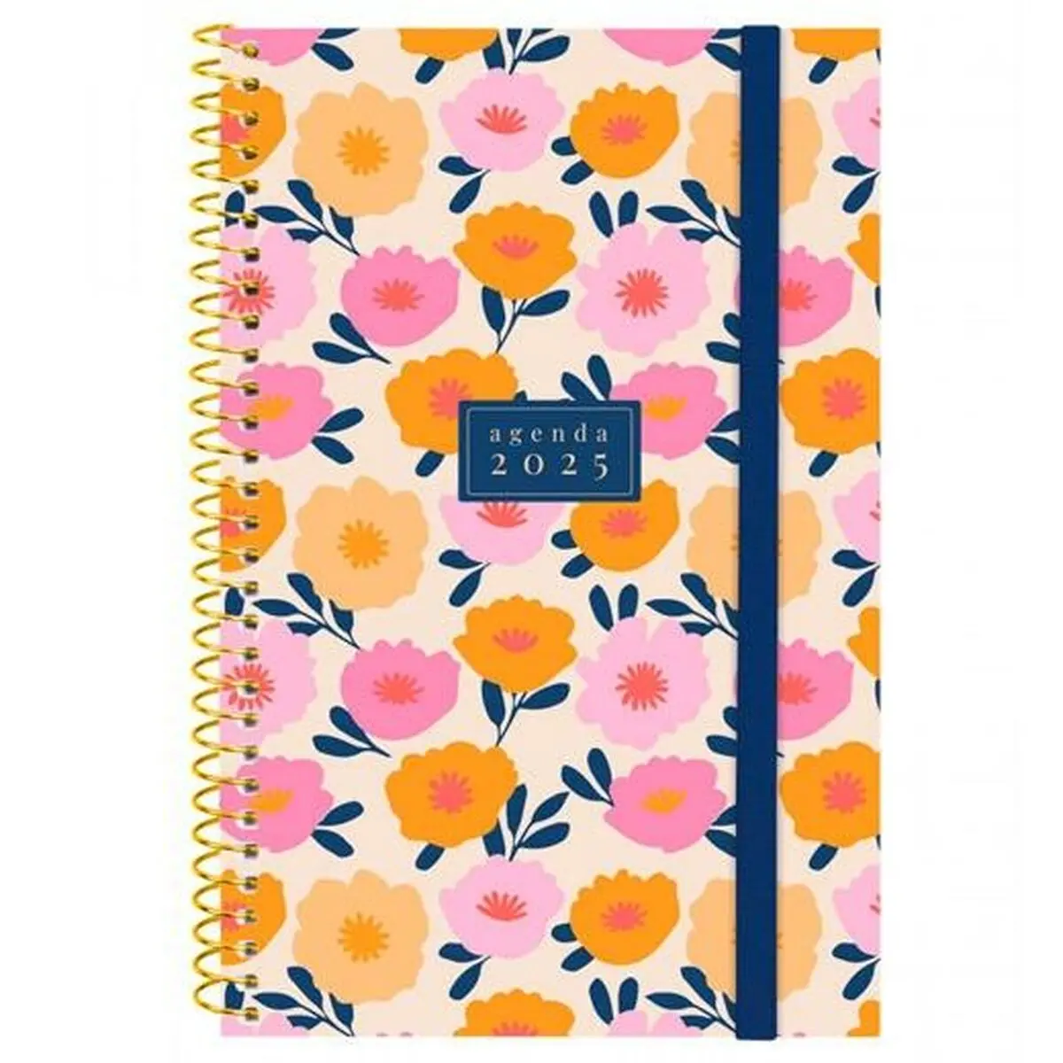 Agenda Finocam DESIGN COLLECTION 11,7 x 18,1 cm 2025 Floreale