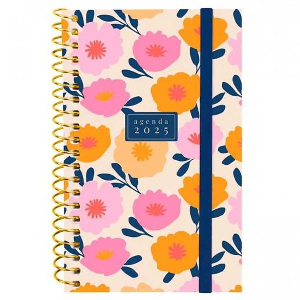 Agenda Finocam DESIGN COLLECTION 7,9 x 12,7 cm 2025 Floreale