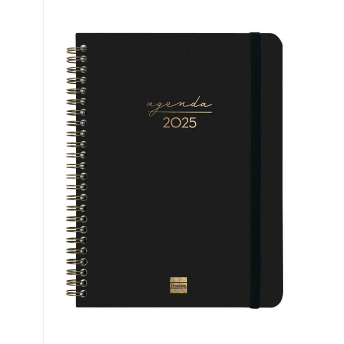 Agenda Finocam ALMA Nero A5 15,5 x 21,2 cm 2025