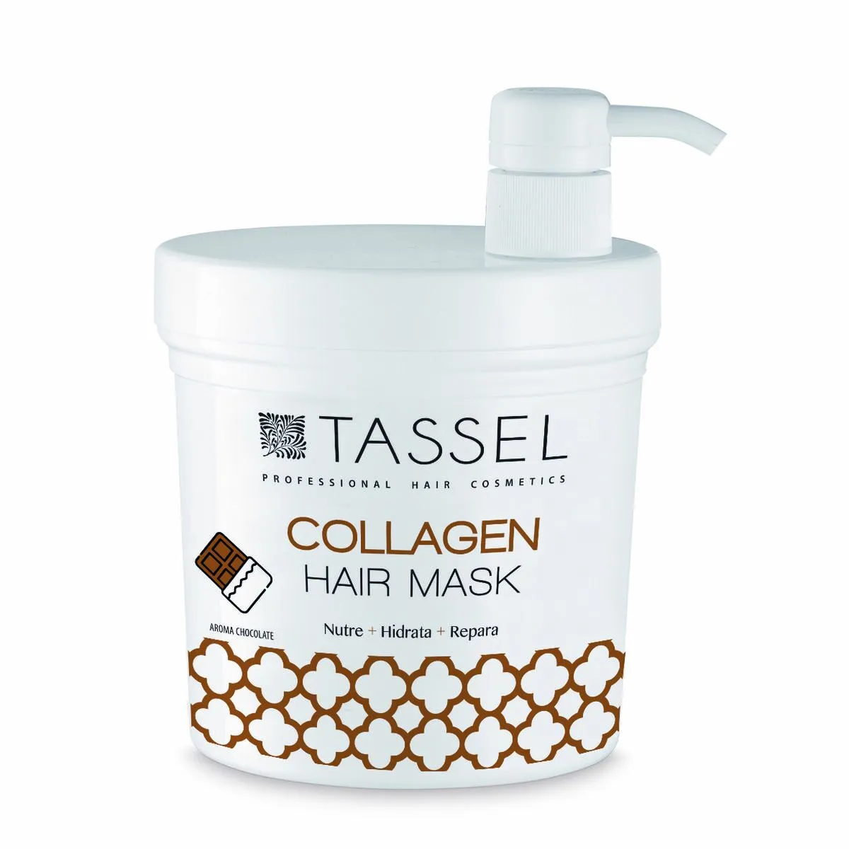 Maschera per Capelli Eurostil Tassel 1 L Cioccolato