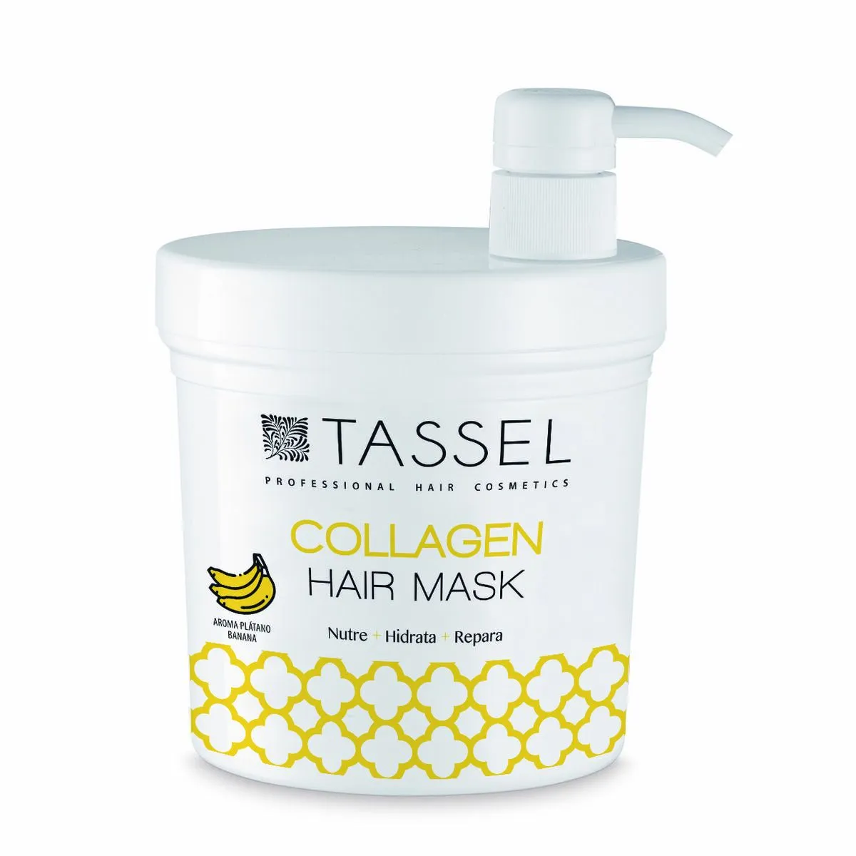 Maschera per Capelli Eurostil Tassel 1 L Banana