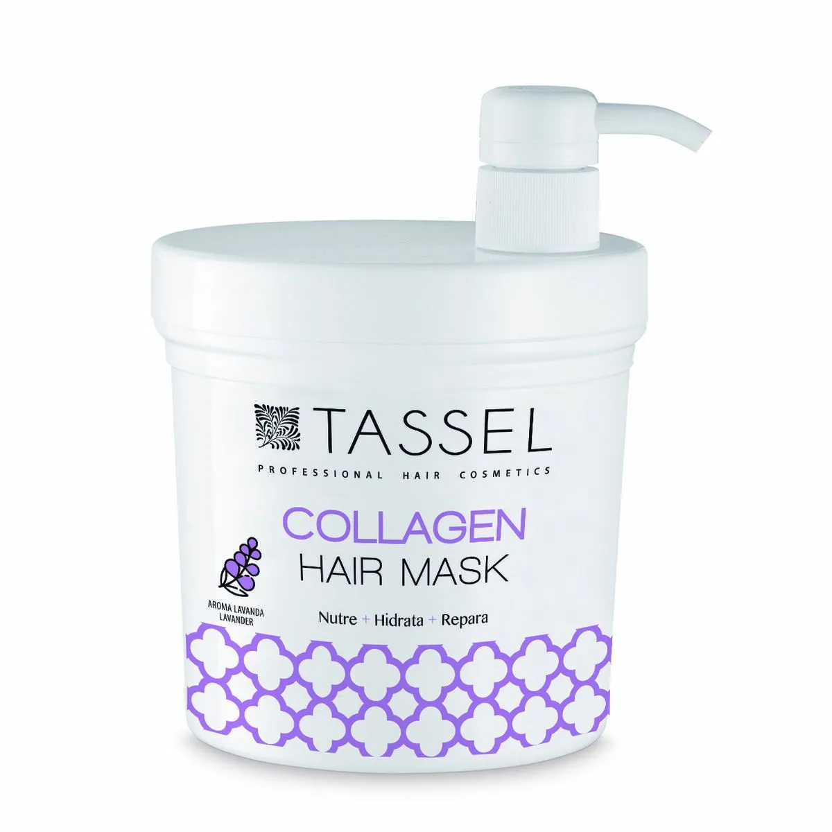 Maschera per Capelli Eurostil Tassel 1 L Lavanda