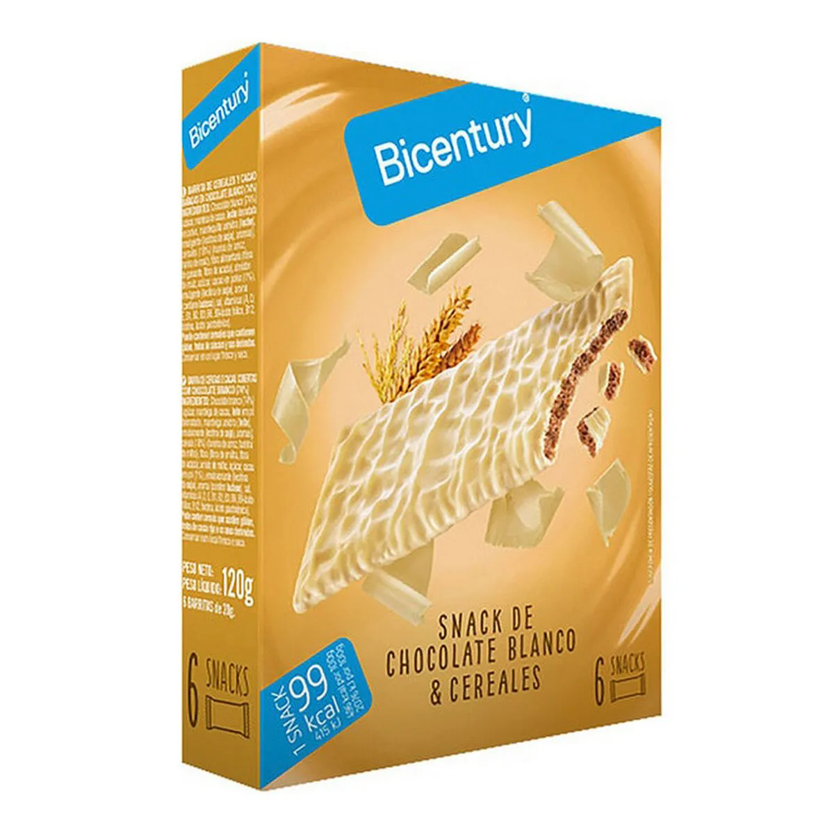 Barretta Energetica Bicentury Sarialis Cioccolato bianco Cereali (6 uds)