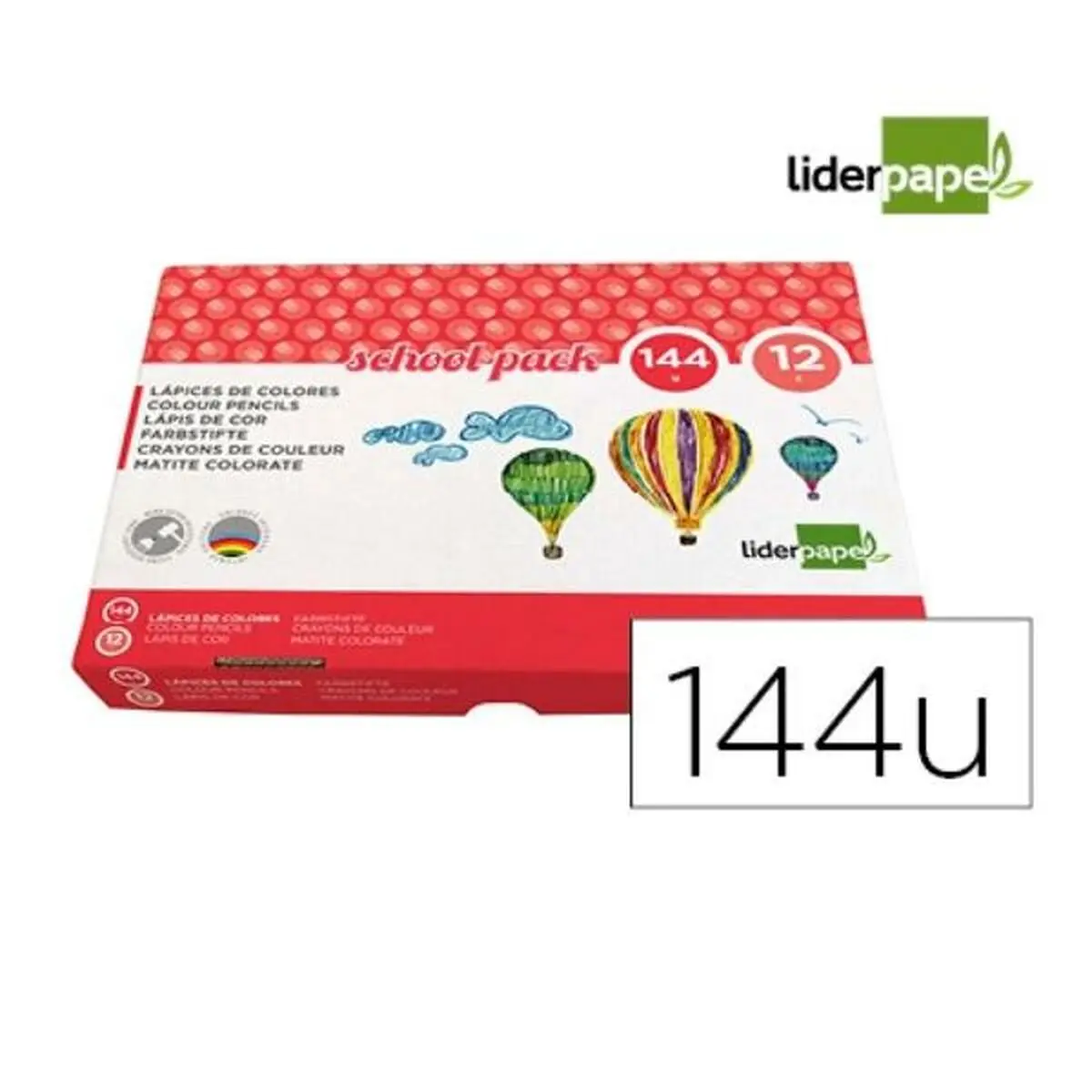 Matite colorate Liderpapel LC11 Multicolore