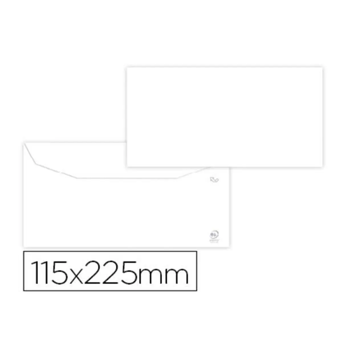 Buste Liderpapel SL35 Bianco Carta 115 x 225 mm (25 Unità)