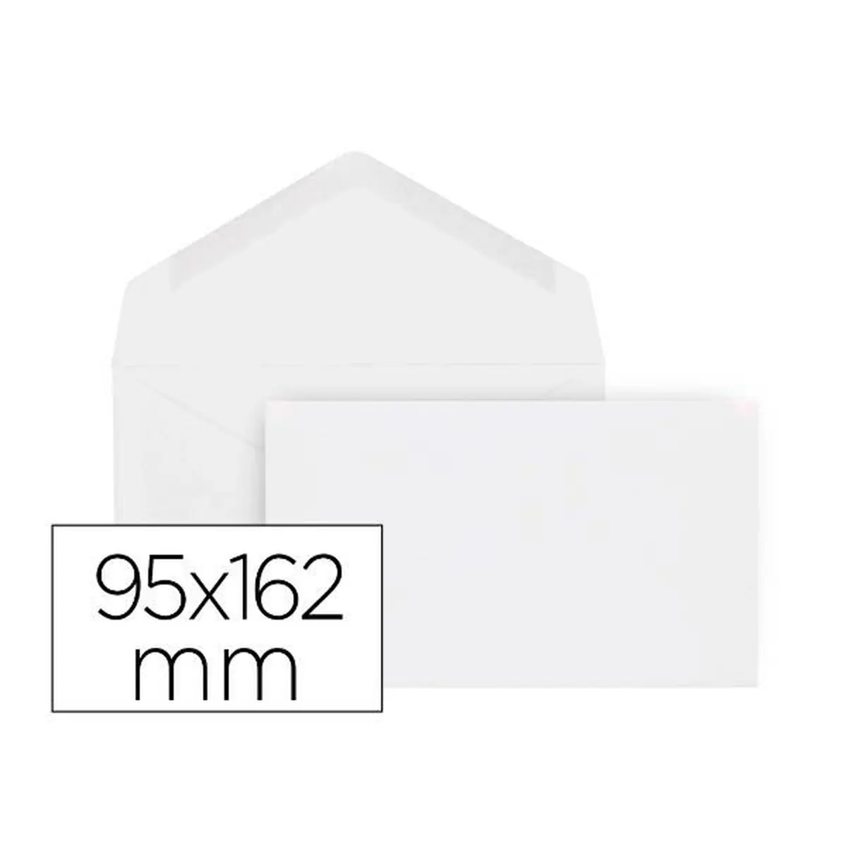 Buste Liderpapel SO01 Bianco Carta 95 x 162 mm (25 Unità)