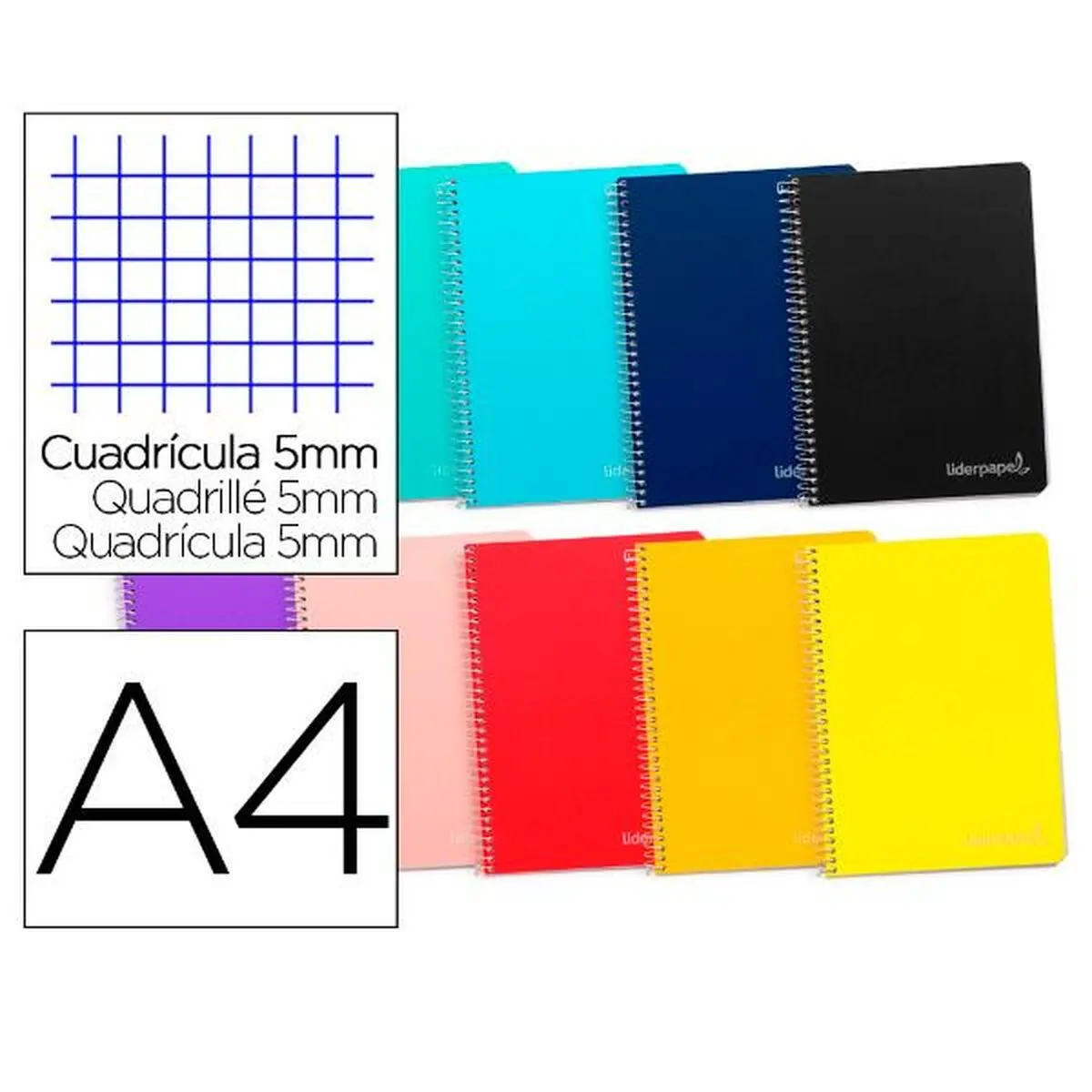 Quaderno Liderpapel BE02 A4 140 Fogli