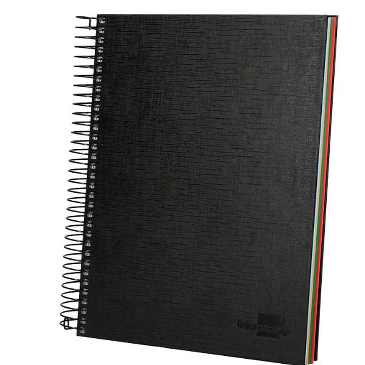 Quaderno Liderpapel BJ74 Nero A5 160 fogli