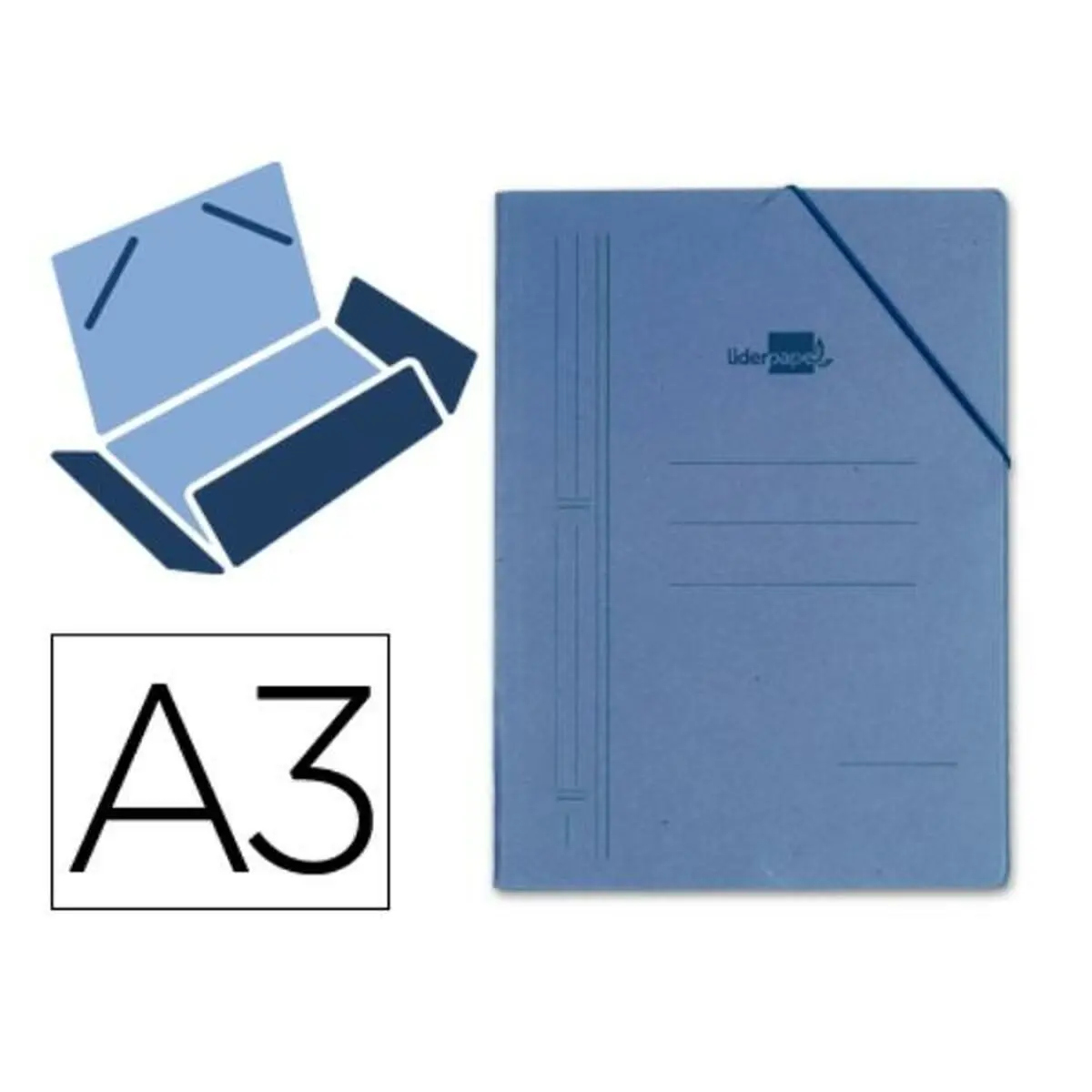 Fascicolo Liderpapel CG17 Azzurro A3