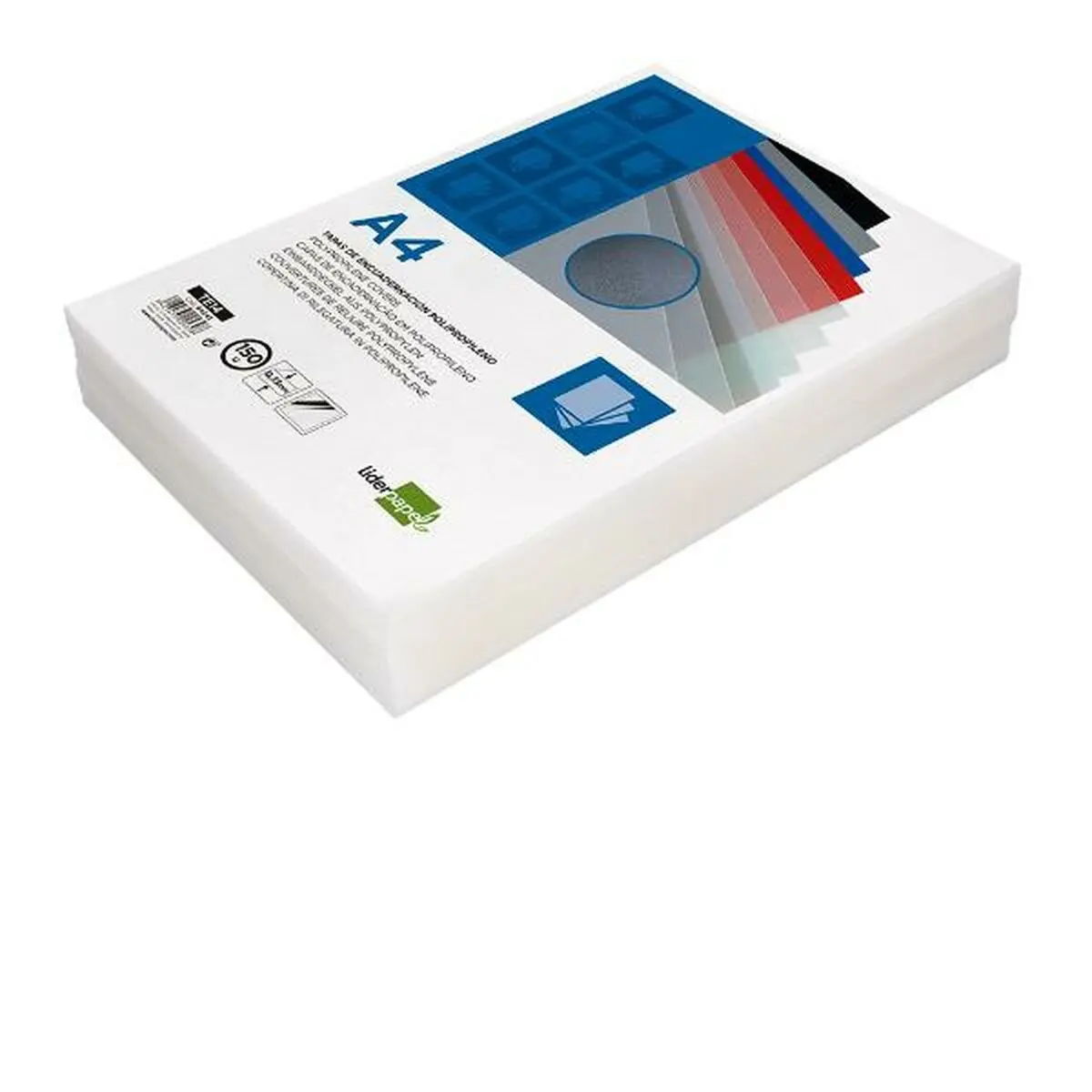 Set di coperchi Liderpapel TE14 Plastica Trasparente A4 (50 Unità)