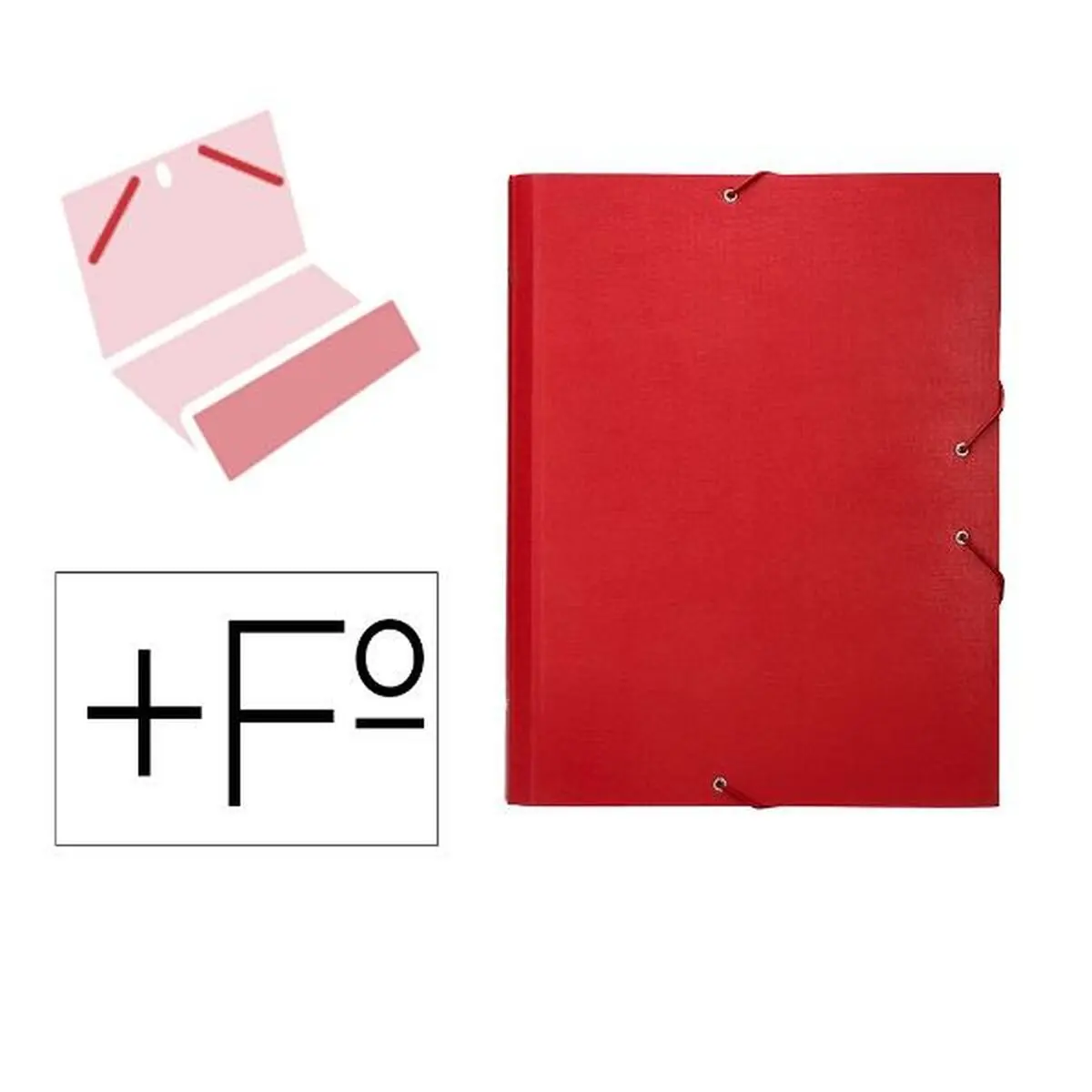 Classificatore Documenti Liderpapel CS03 A3 Rosso