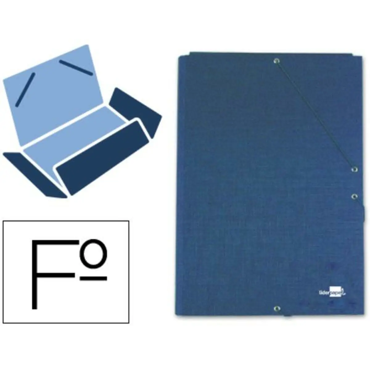 Fascicolo Liderpapel CS08 Azzurro