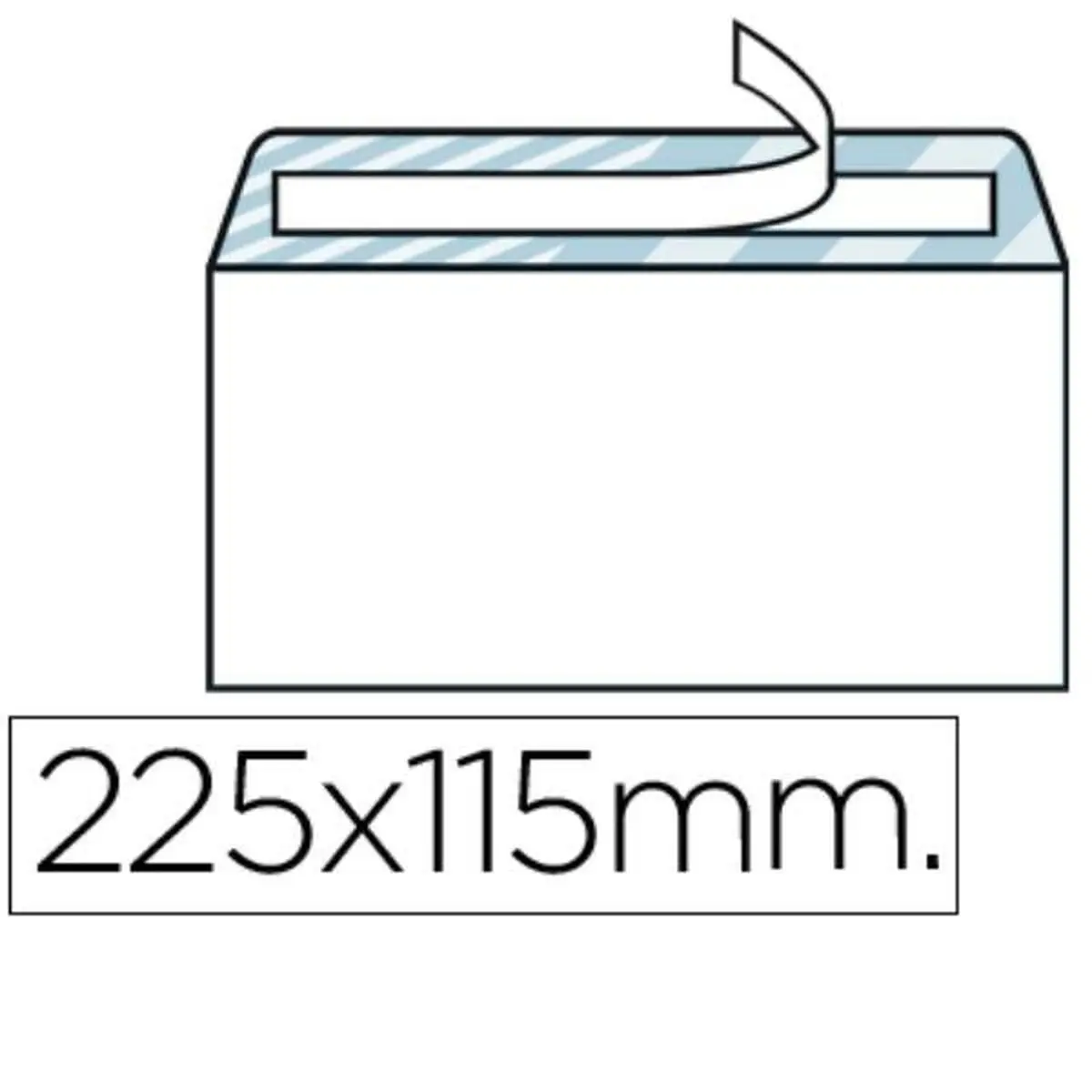 Buste Liderpapel SB36 Bianco Carta 115 x 225 mm (25 Unità)