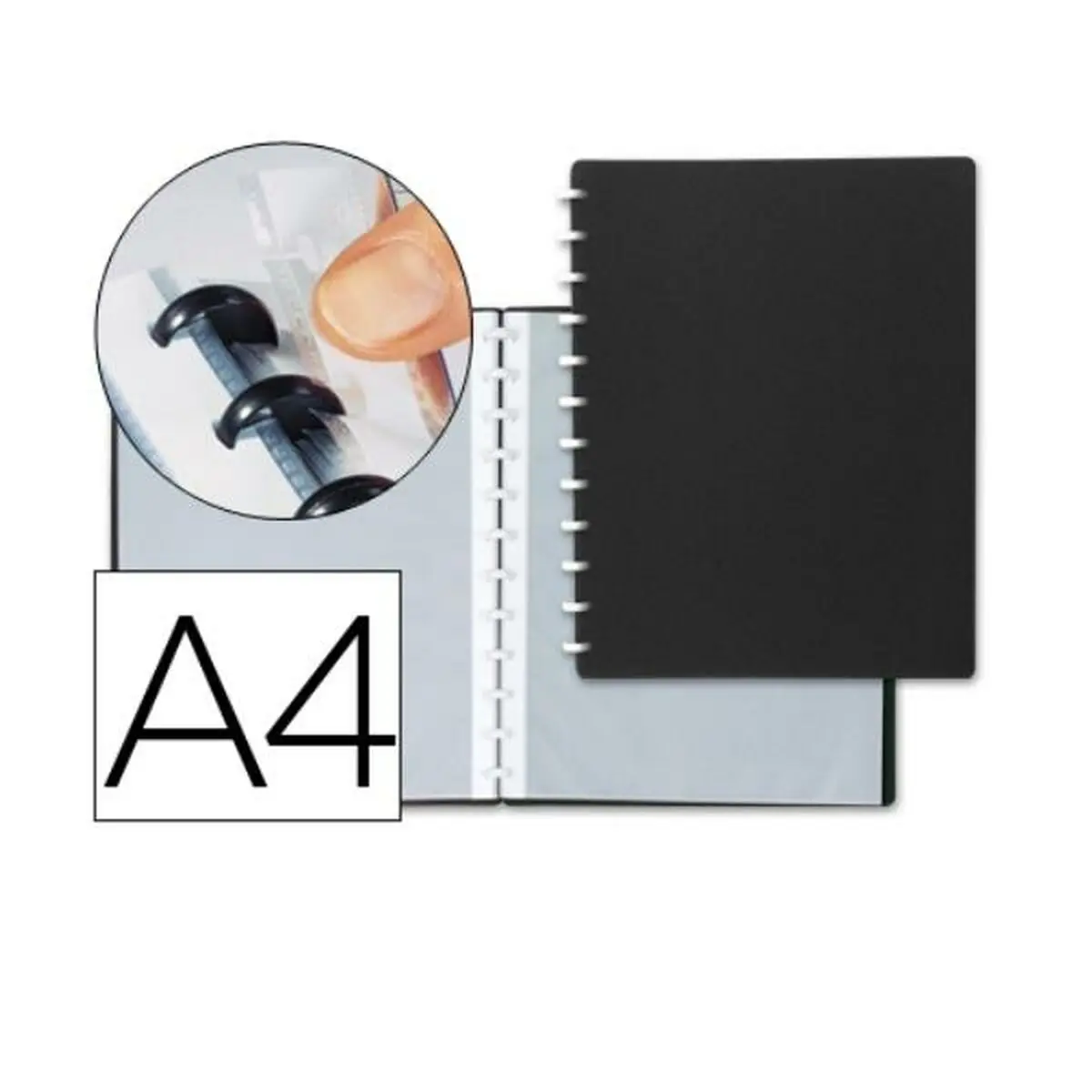 Fascicolo Liderpapel WA03 Nero A4