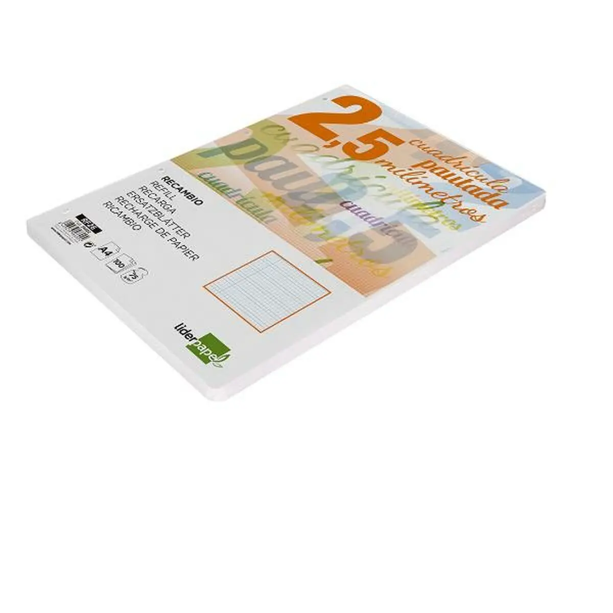 Ricambio Liderpapel RF26 Bianco A4 100 fogli