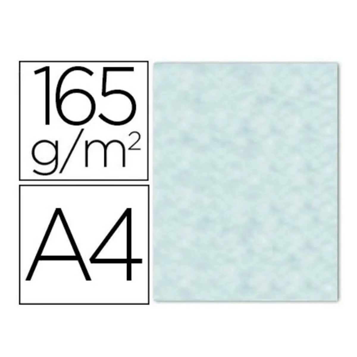 Carta pergamena Liderpapel PW08 Azzurro A4