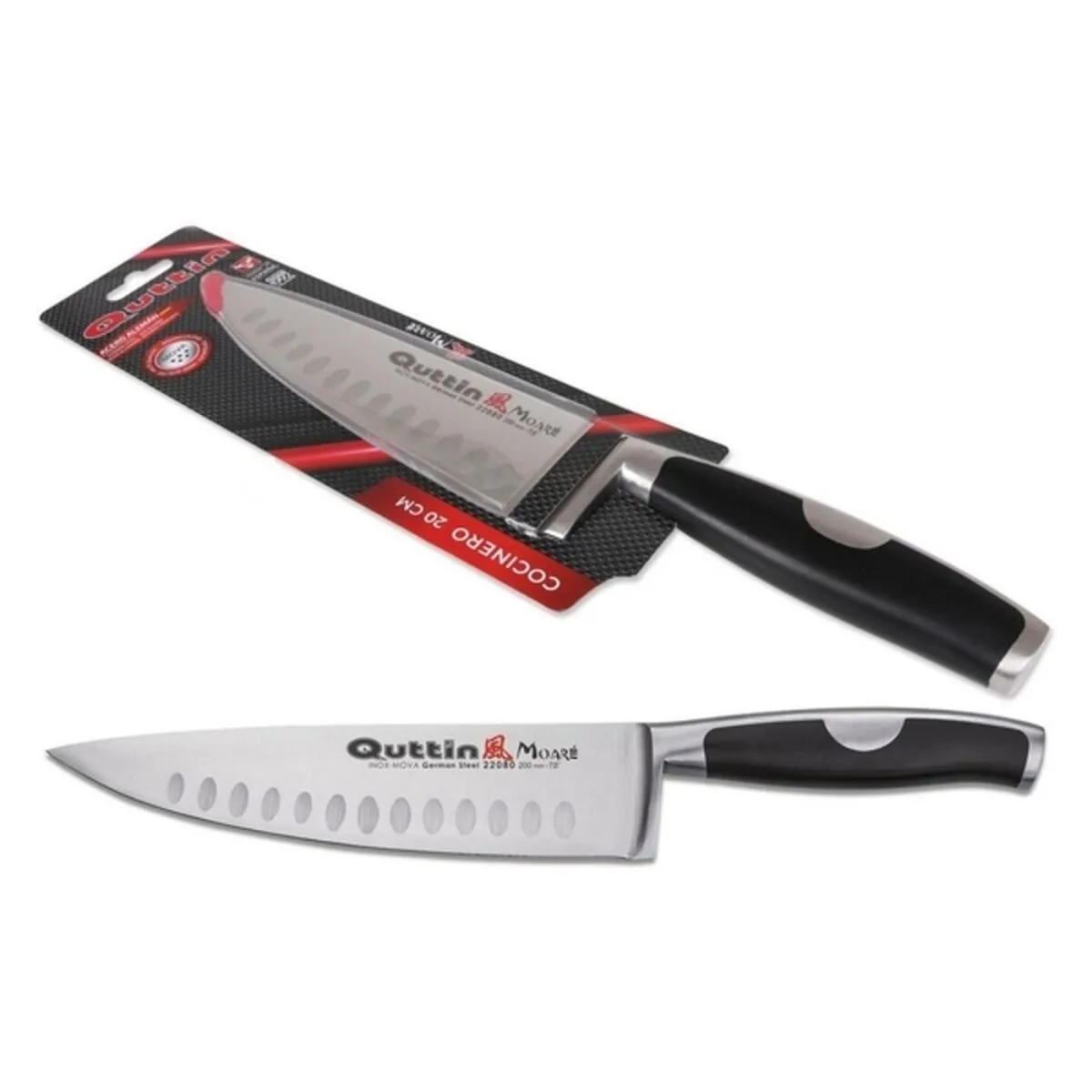 Coltello da Cucina Quttin Moare Acciaio inossidabile (20 cm)