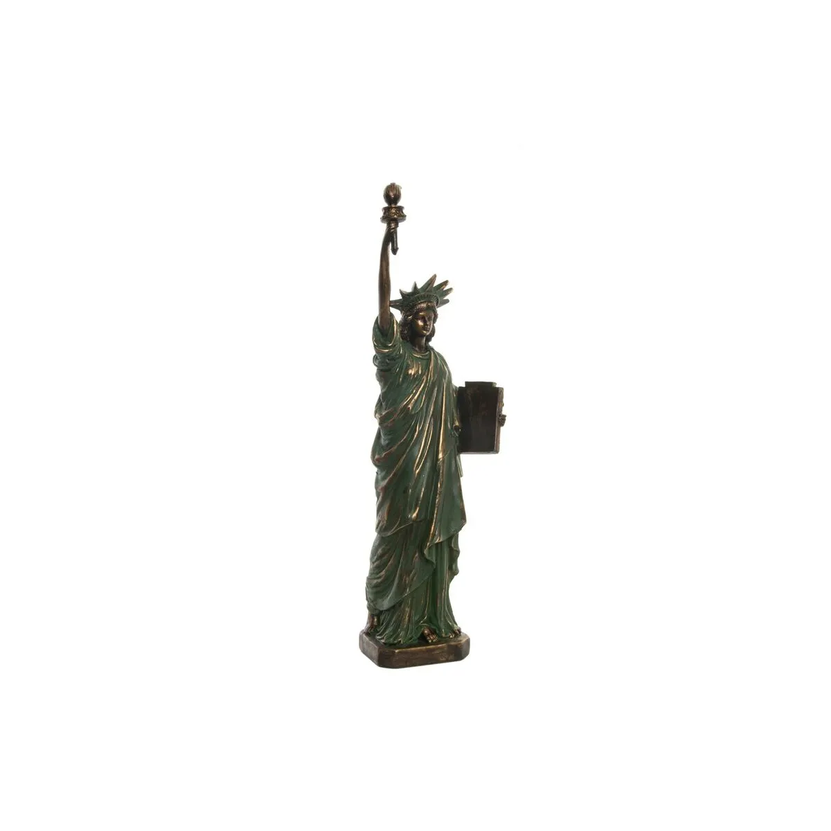 Statua Decorativa DKD Home Decor Statue of Liberty 15 x 10 x 48 cm Dorato Verde Loft