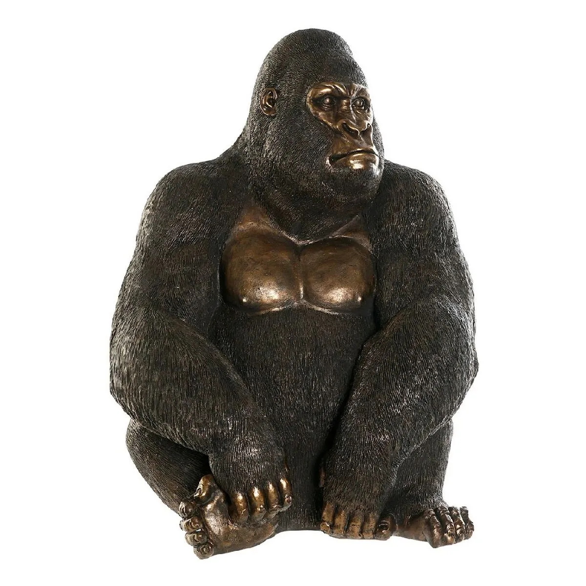 Statua Decorativa DKD Home Decor Resina Gorilla (42 x 36 x 60 cm)