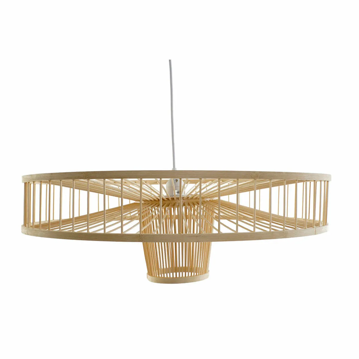 Lampadario DKD Home Decor Bambù (70 x 70 x 22 cm)