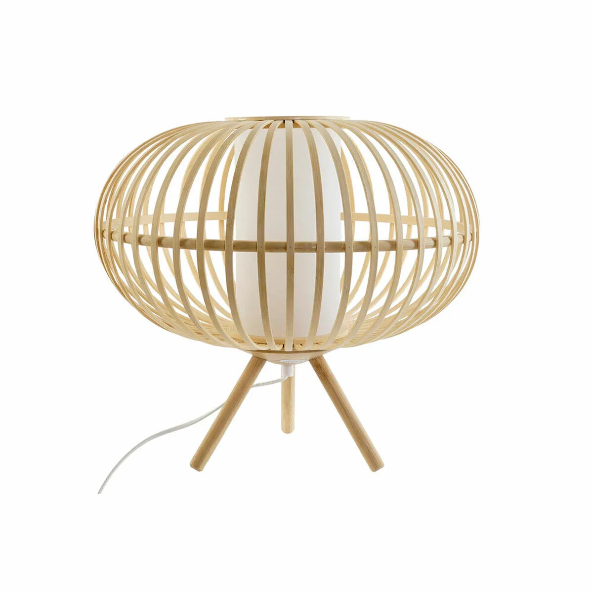 Lampada da tavolo DKD Home Decor Naturale Legno 220 V 50 W Pino 40 x 40 x 36 cm