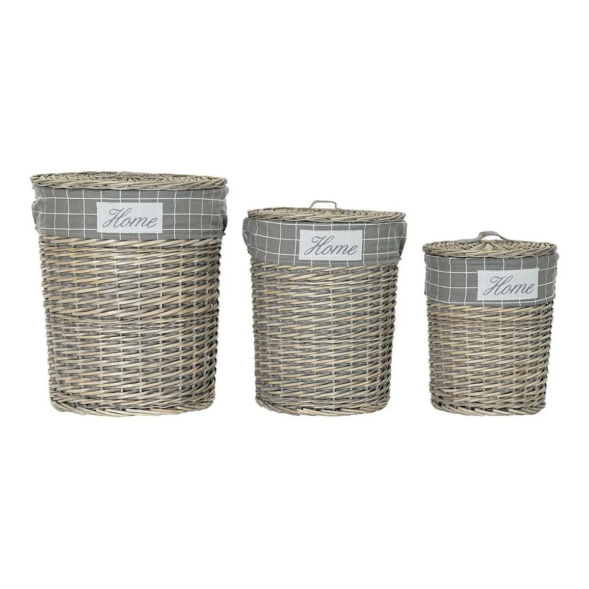 Cesto per i Panni Sporchi DKD Home Decor (3 pcs)