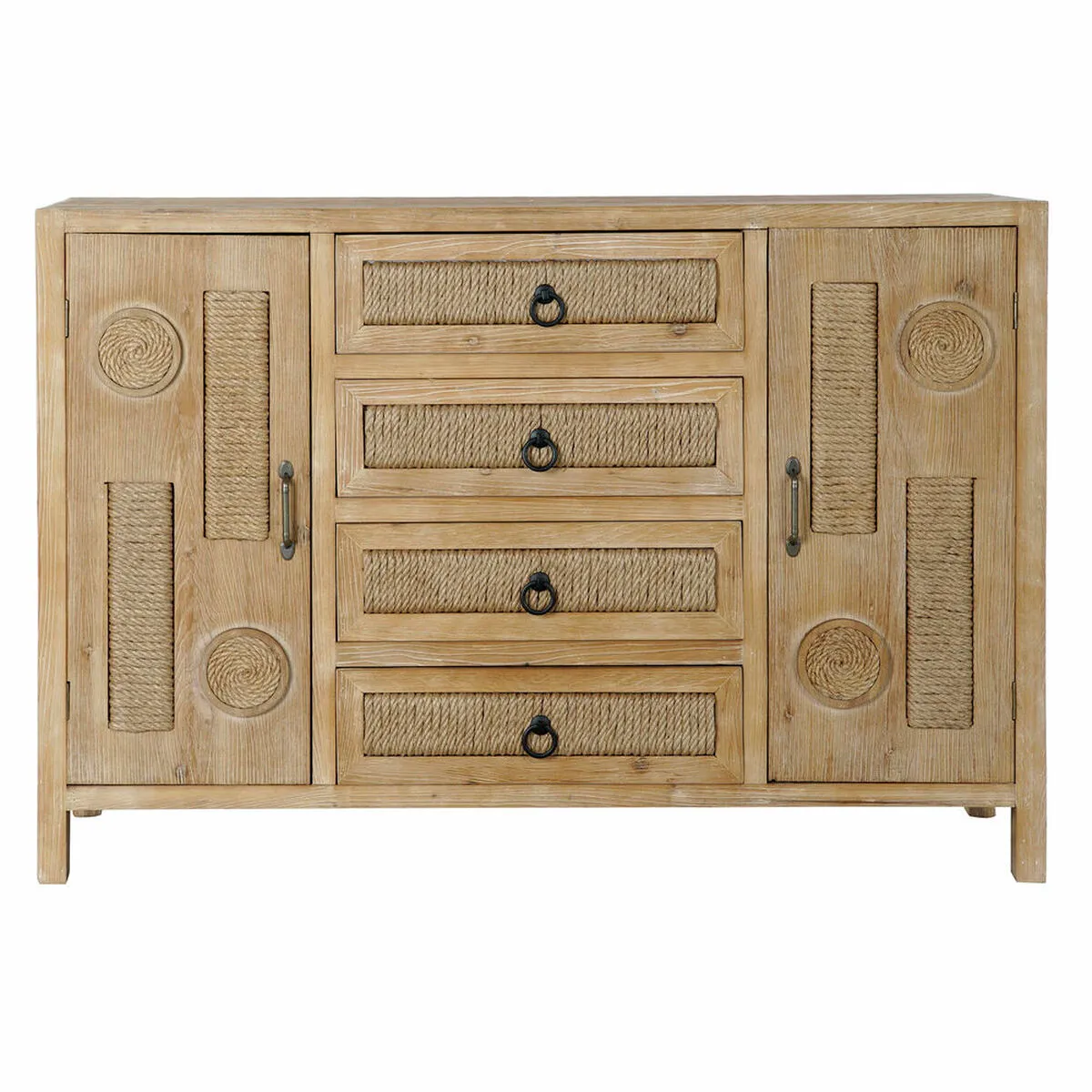 Credenza DKD Home Decor MB-180748 Marrone Legno Corda 123 x 38 x 84 cm