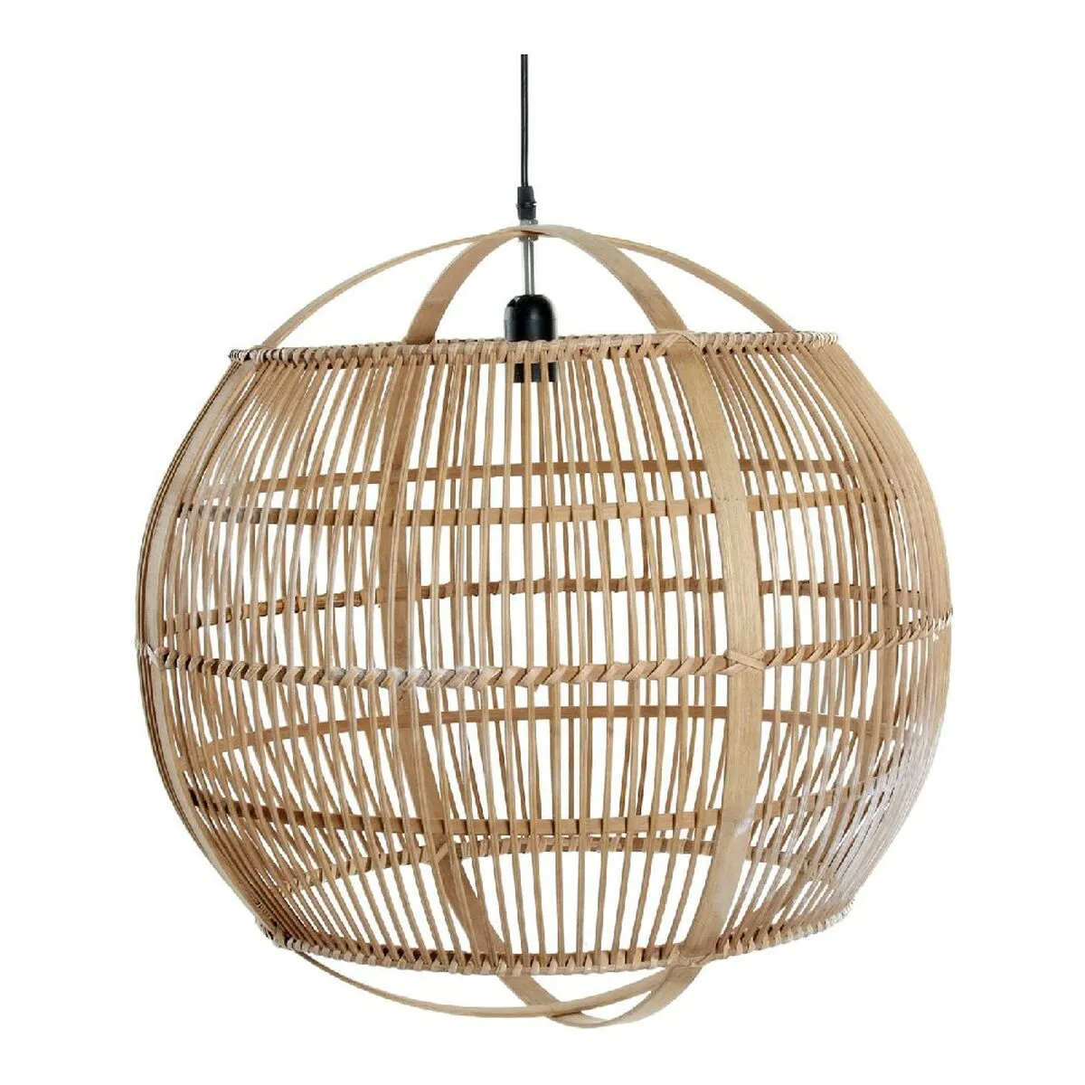 Lampadario DKD Home Decor 55,5 x 55,5 x 55 cm Naturale Bambù 220 V 50 W