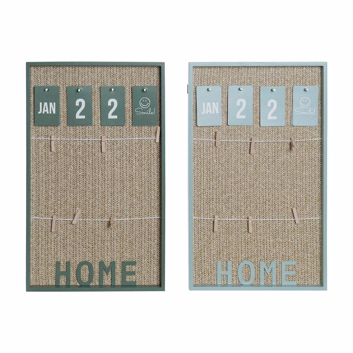 Secchio organizzatore DKD Home Decor Verde 30 x 3 x 50 cm (2 Unità)