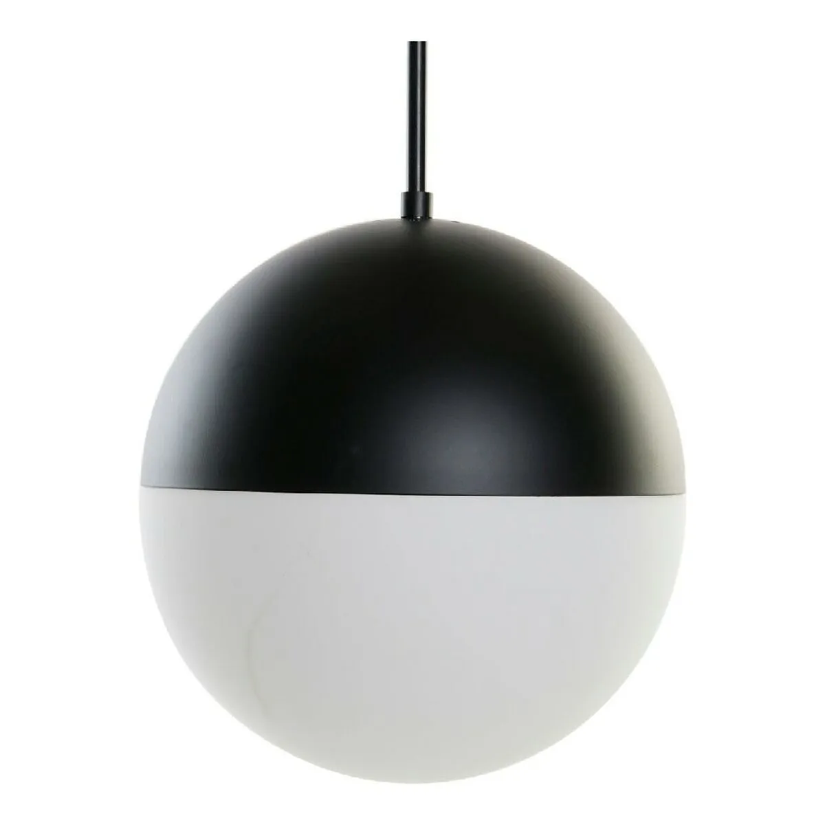 Lampadario DKD Home Decor 8424001819515 Cristallo Nero Metallo Bianco Sfera 220 V 50 W Moderno (30 x 30 x 60 cm)