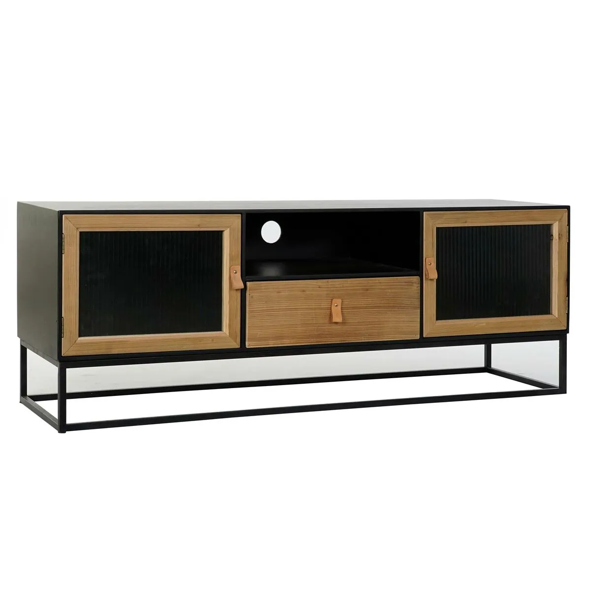 Mobile TV DKD Home Decor 8424001831616 Cristallo Metallo Legno (140 x 40 x 50 cm)