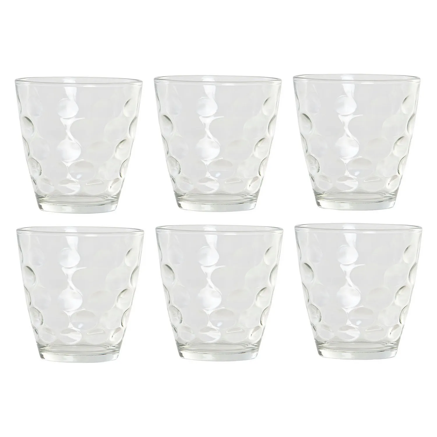 Set di Bicchieri DKD Home Decor 8424001836062 Trasparente Cristallo 400 ml (6 pcs)