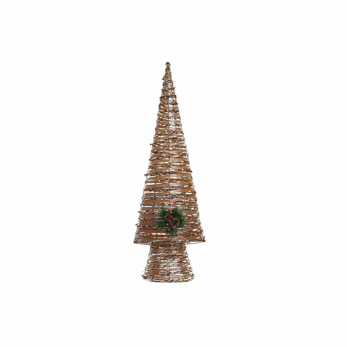 Albero di Natale DKD Home Decor Multicolore Rame Naturale Plastica 32 x 18 x 100 cm (3 Unità)