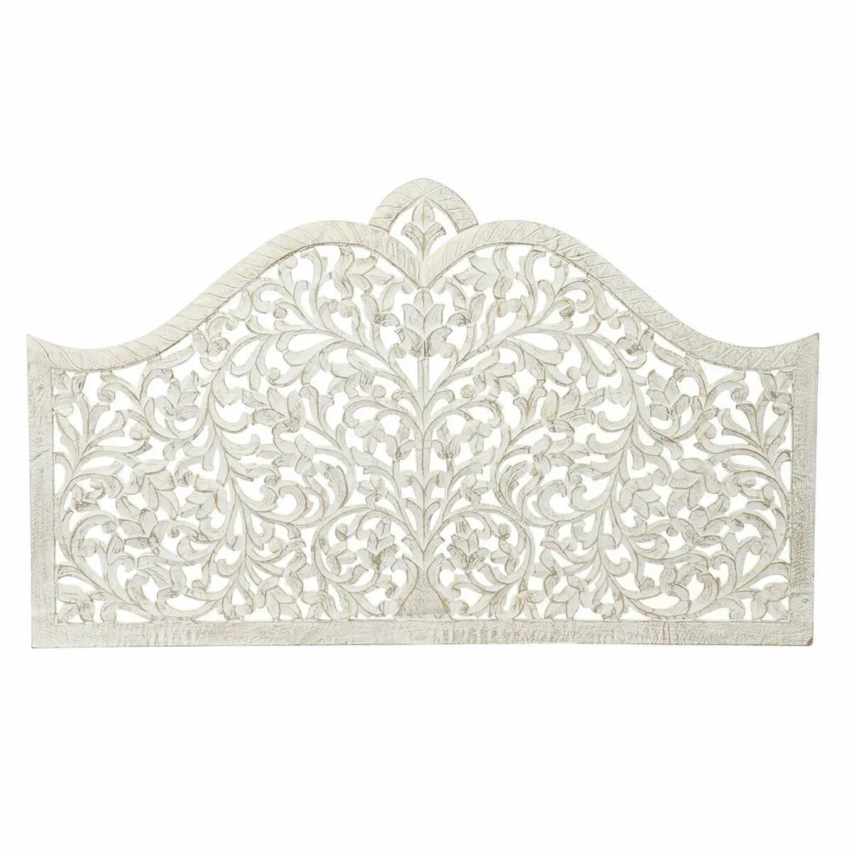 Testiera del Letto DKD Home Decor Bianco Dorato Legno MDF 152 x 3 x 91 cm