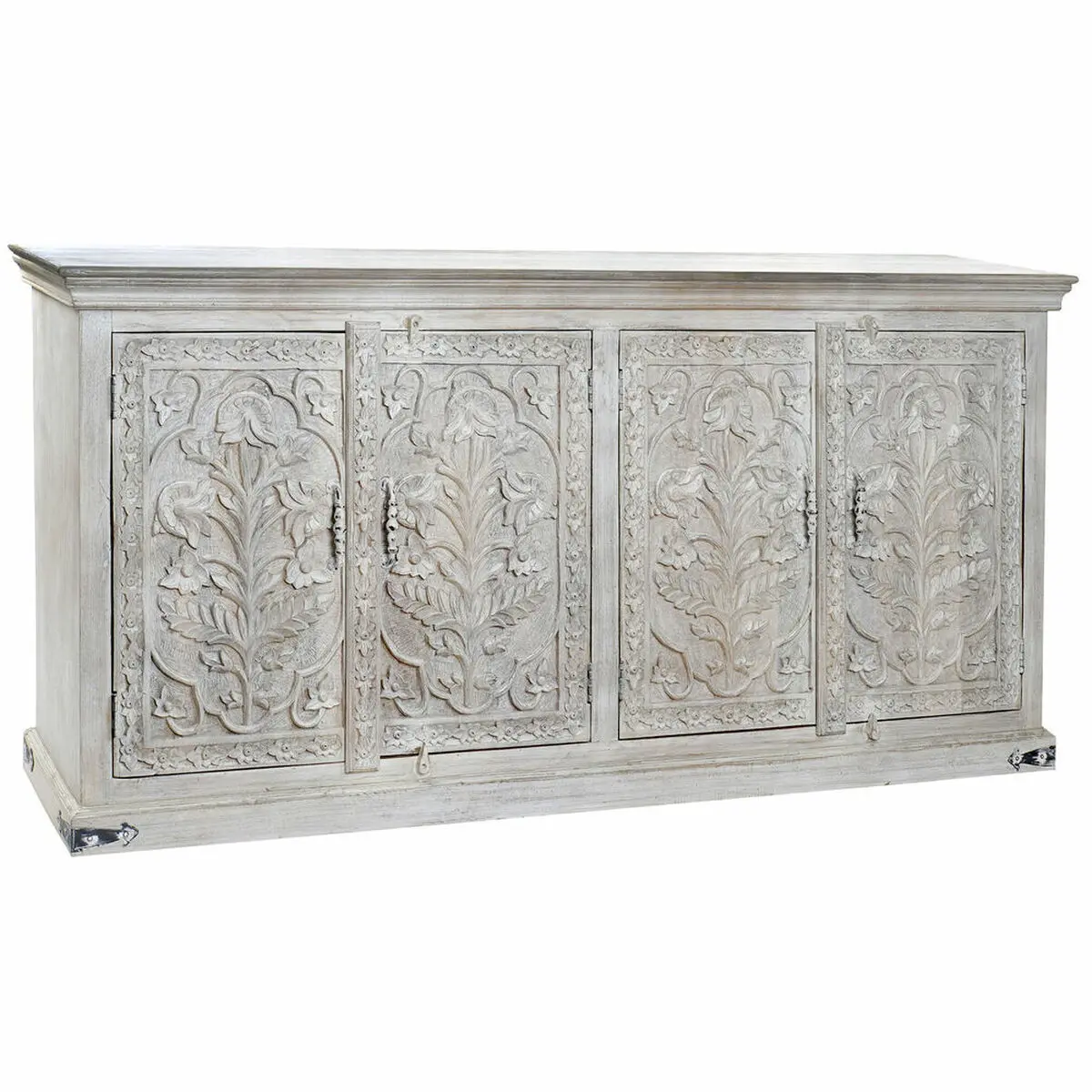 Credenza DKD Home Decor 188 x 40 x 93 cm Legno Bianco Legno di mango