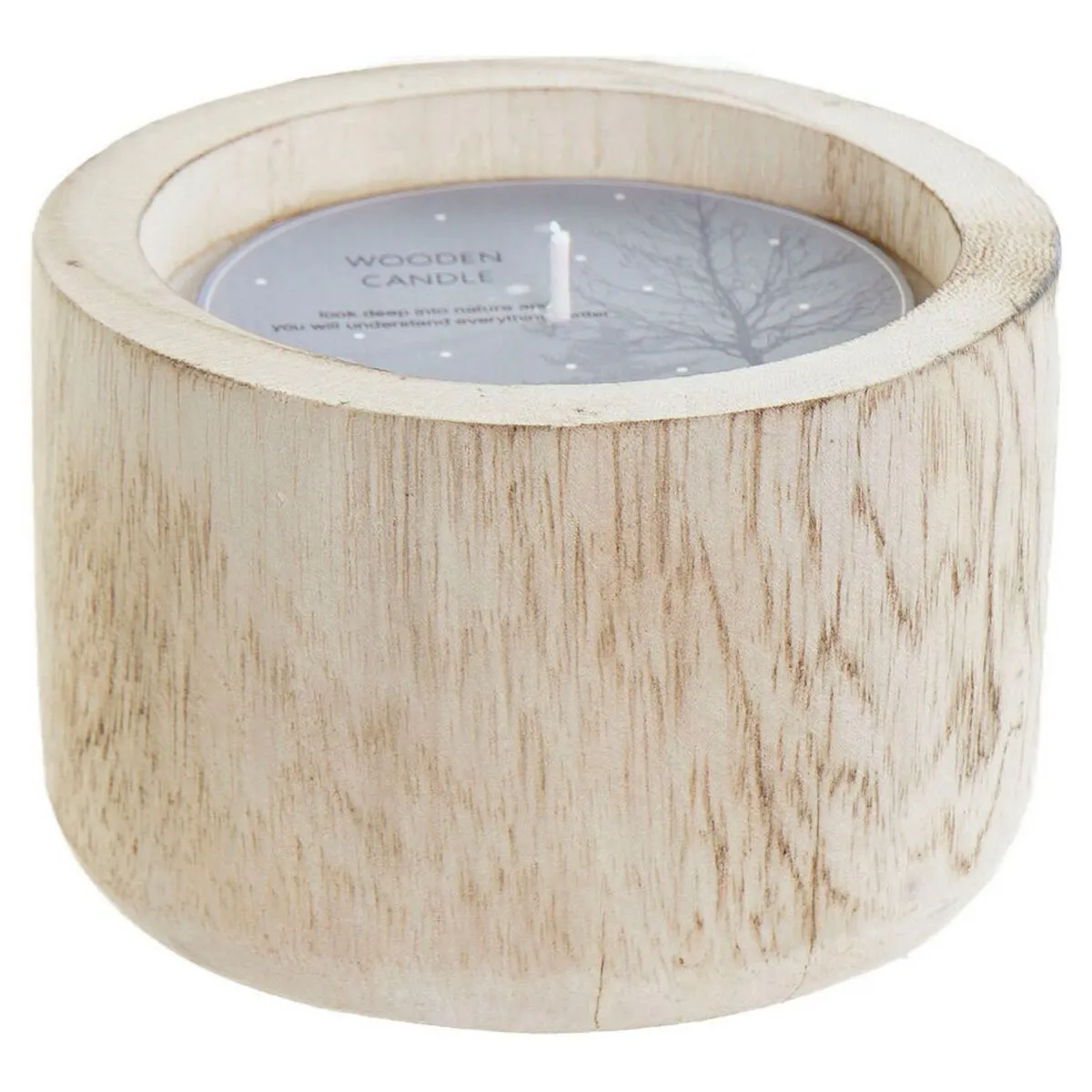 Candela Profumata DKD Home Decor Naturale Scandi 200 g