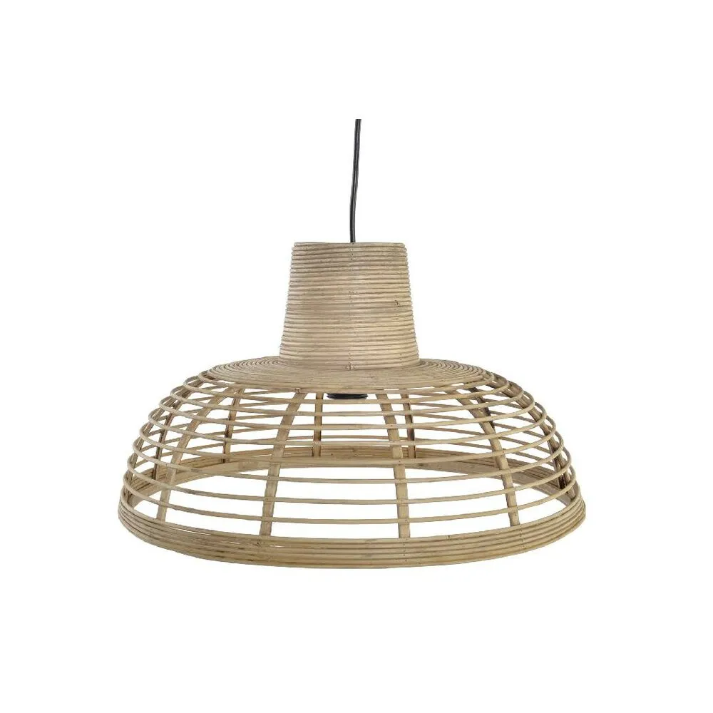 Lampadario DKD Home Decor Marrone Rattan (43 x 43 x 26 cm)