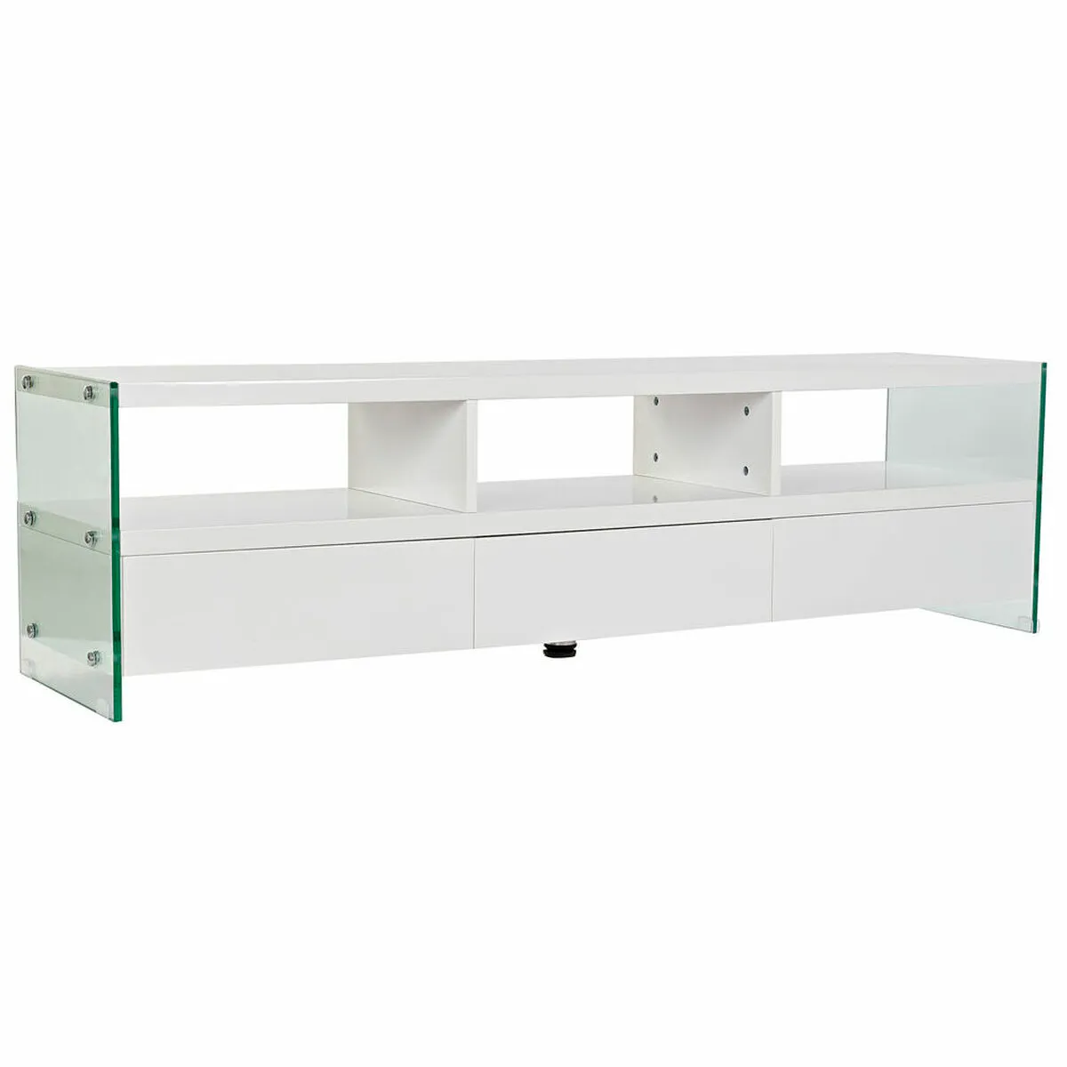 Mobile TV DKD Home Decor Bianco Cristallo MDF (160 x 40 x 45 cm)