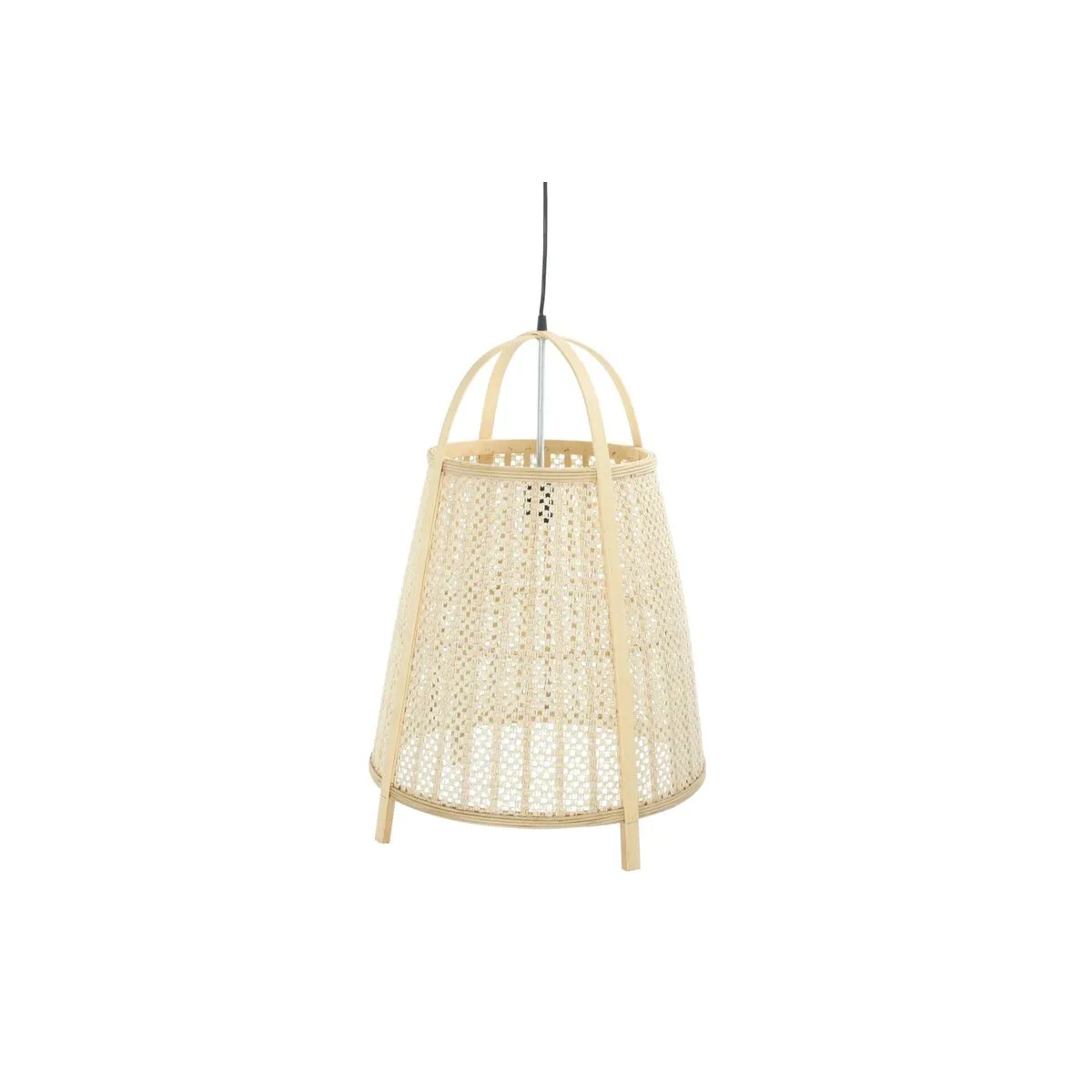 Lampadario DKD Home Decor 47 x 47 x 64 cm Naturale Crema 50 W